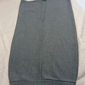 grey Pencil Skirt