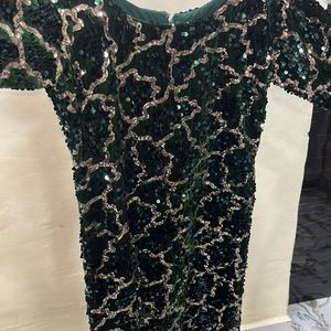 Velvet Green Gown