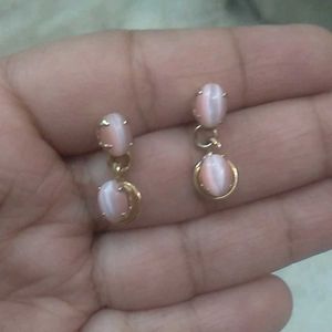 Beautiful Pink Drop Earings