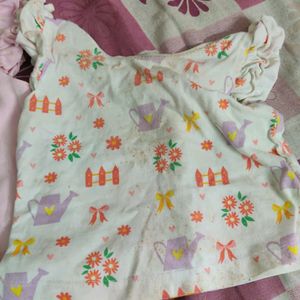 Baby Girls Used Tshirts 3-6 Months