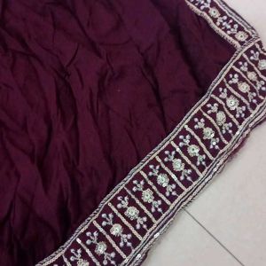 Maroon Anarkali Kurta