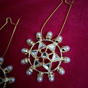 Kundan Drop Earrings