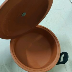 Pure Mitti Cooking Patila/1.5 Litres Pot With Lid