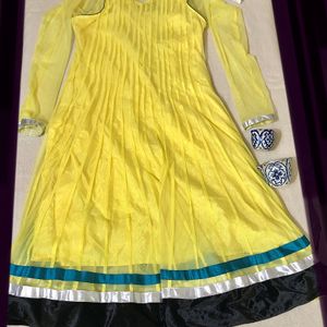 Yellow Stone Embroidered Kurta