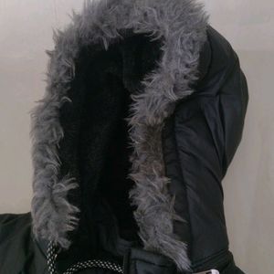 Black Hooded Jacket