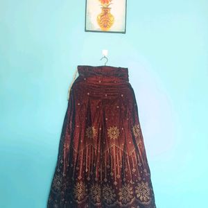 Lacha, Blouse Unstitched, Dupatta! ( 3 Pieces )