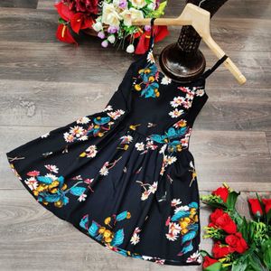 Attractive Floral Dress XL size