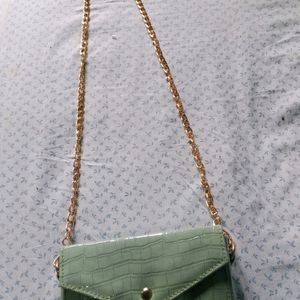 Box Golden Chain Sling Bag