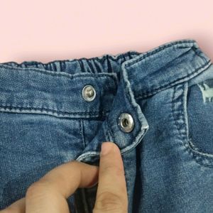 ¾ Jeans Shorts For Baby Boy