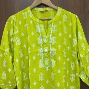 Neon Colour Kurti For Women