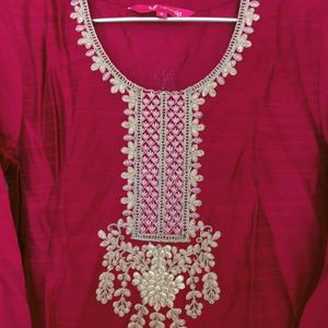 Kurti Set (Rani Pink Color)