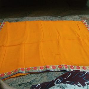 Saree New Orange 2000rs In 350 Rs