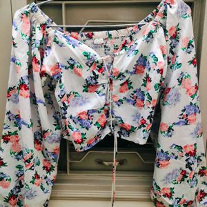 Crop Top Floral