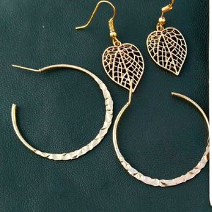 Unic Design Earrings 3 Pairs