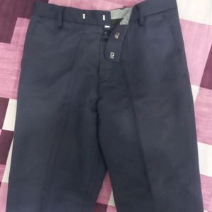 Dark Blue Formal Cotton Pant