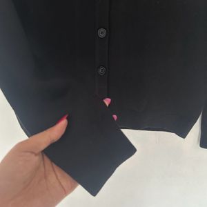 Korean Black Cardigan