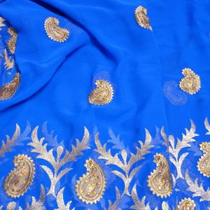 Royal Blue saree