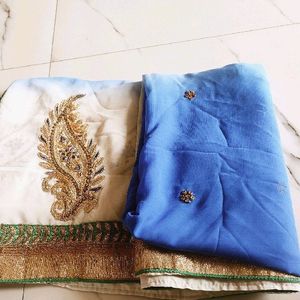 Two Part Saree With Blouse