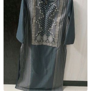 Grey Kurta Set