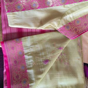 HANDLOOM WEAVING  SILK SAREE