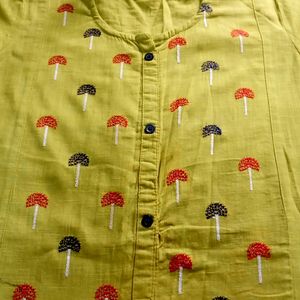 Umbrella Print Ethnic Kurti