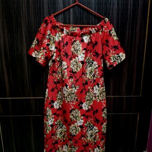 Red bodycon dress from Annabelle, Pantaloons.