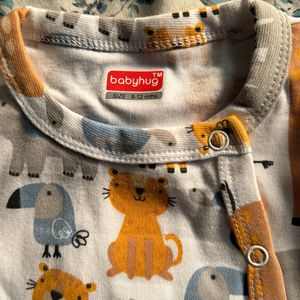 Babyhug Animal Printed Nightsuit