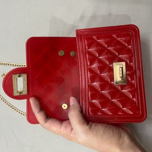 Red Mini Sling Bag