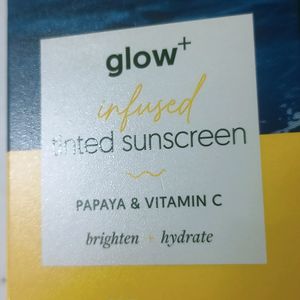 100% New Aqualogica Glow Tinted Sunscreen SPF 50+