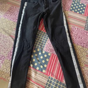 Dressberry Black Party Wear Jeans