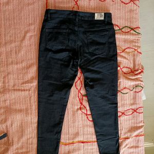 Black Denim Skin FitPant From Trends