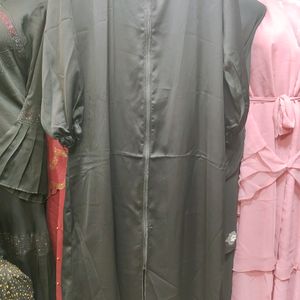 Full Zip Front Open Burkha