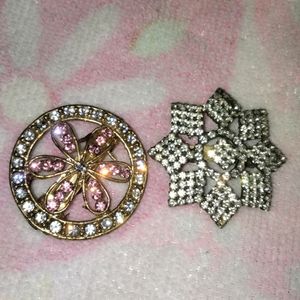 Combo Of 2 Small Centre Hair Clips