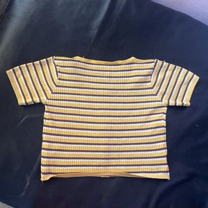 Striped Crop Top