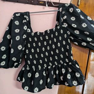 Floral Crop Top Size - S To M