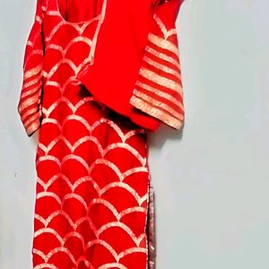 Chanderi Silk Palaazzo Suit