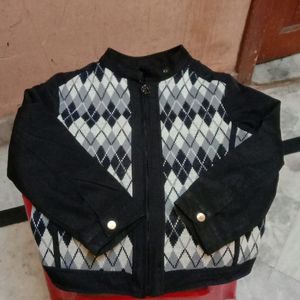 black/white jacket