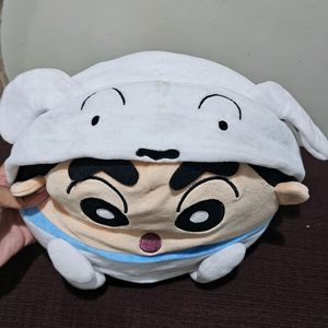 Crayon Shin-Chan Shiro Hood Kawaii Plush