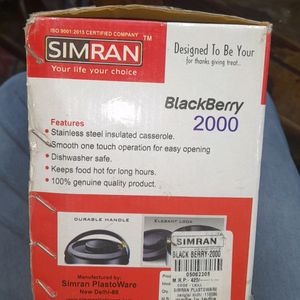 SIMRAN BLACKBERRY 2000 CASSEROLE STEEL