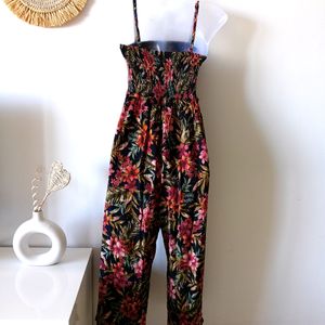 Tropical Ankle Length Jumpsuit