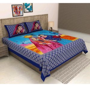 🆕 Double Bedsheet With Pillow Cover