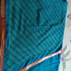 New Saree With Blouse Pc