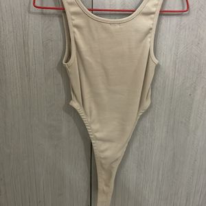 Beige Color Bodysuit (BY BEEGLEE )