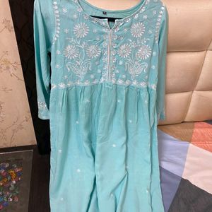 sky blue kurta