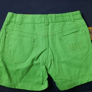 Green Kids Shorts