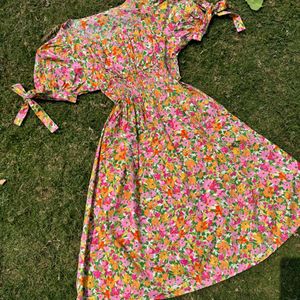 Cottage Core Floral Summer New Dress