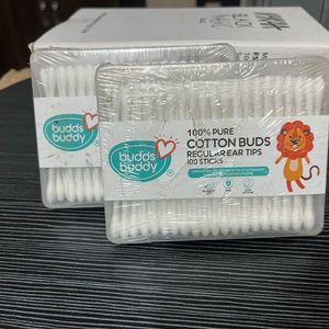 Buddsbuddy Cotton Buds  Pack Of 2 Pcs