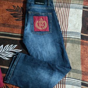 Dolce And Gabbana Jean Pant With Tshirt