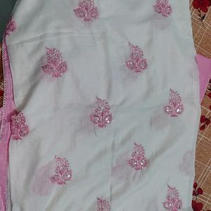 New Pure Cotton Pink Suit Fabric