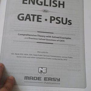 GATE PSU GENERAL ENGLISH 2020